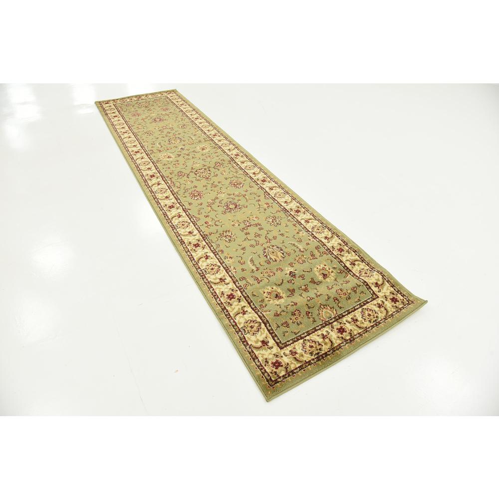 St. Louis Voyage Rug, Green (2' 7 x 10' 0). Picture 3