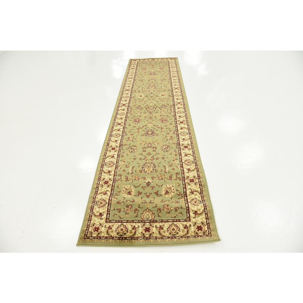 St. Louis Voyage Rug, Green (2' 7 x 10' 0). Picture 4