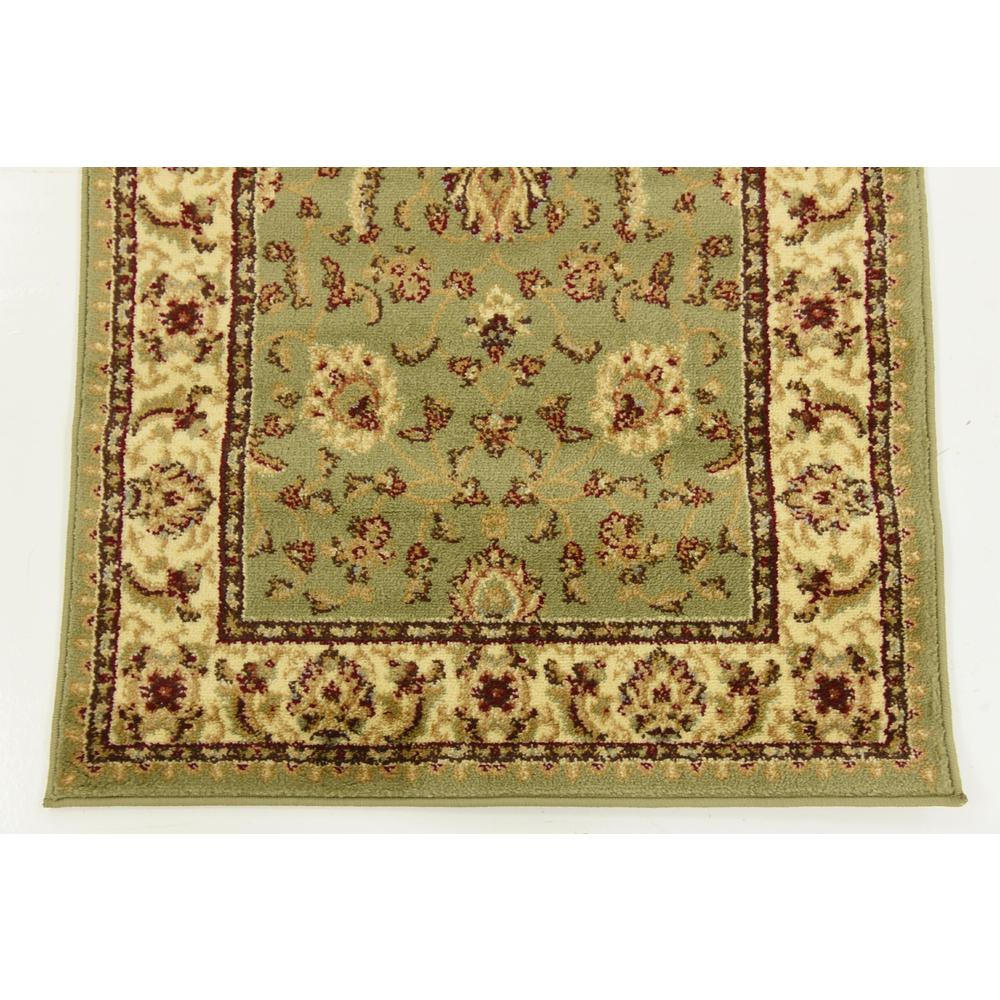 St. Louis Voyage Rug, Green (2' 7 x 10' 0). Picture 5