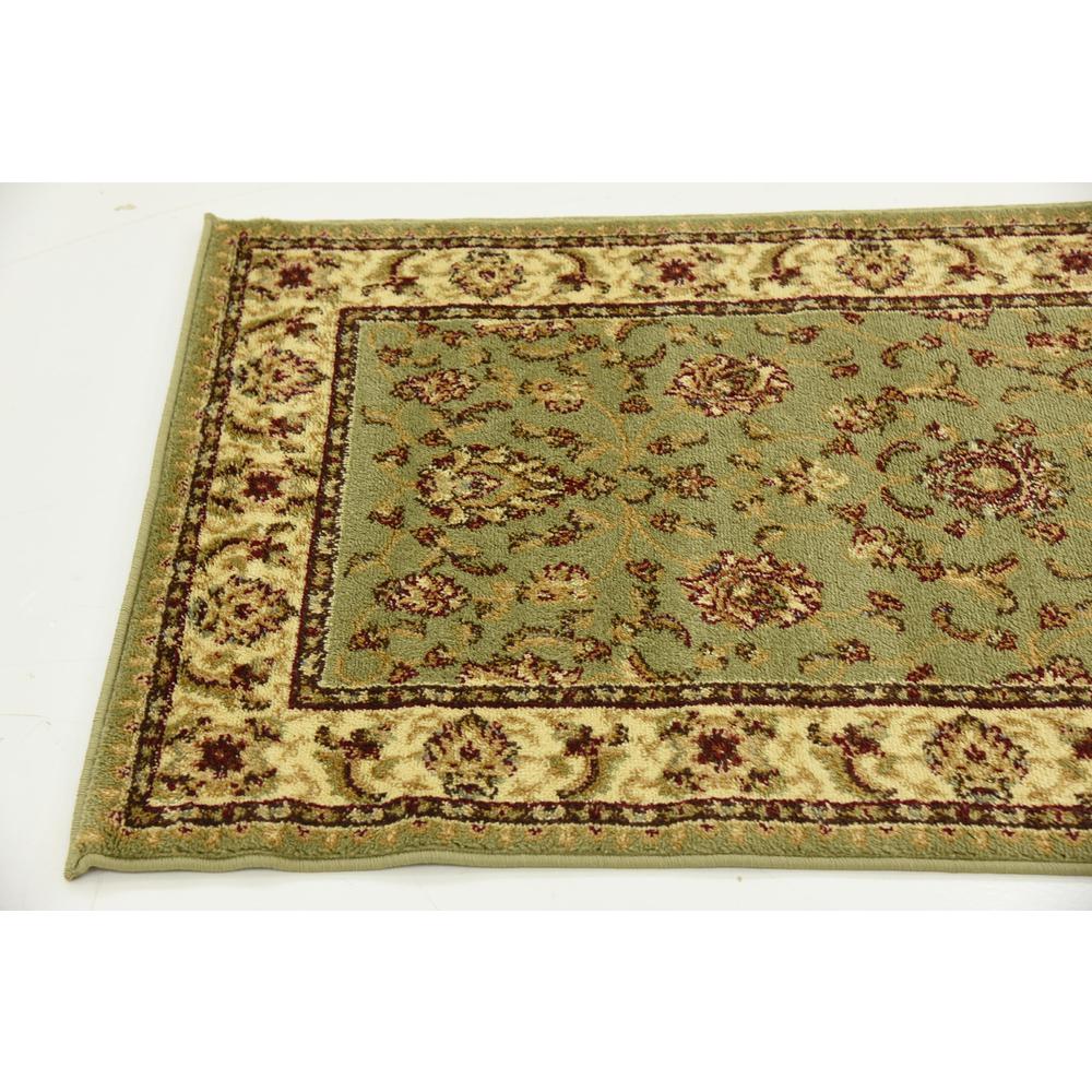 St. Louis Voyage Rug, Green (2' 7 x 10' 0). Picture 6