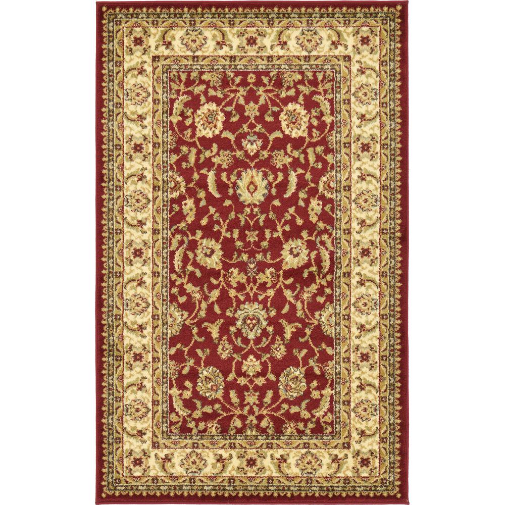 St. Louis Voyage Rug, Red (3' 3 x 5' 3). Picture 1