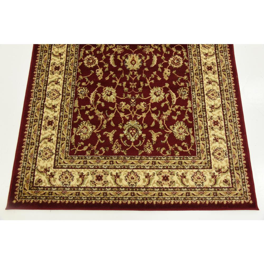 St. Louis Voyage Rug, Red (4' 0 x 4' 0). Picture 4