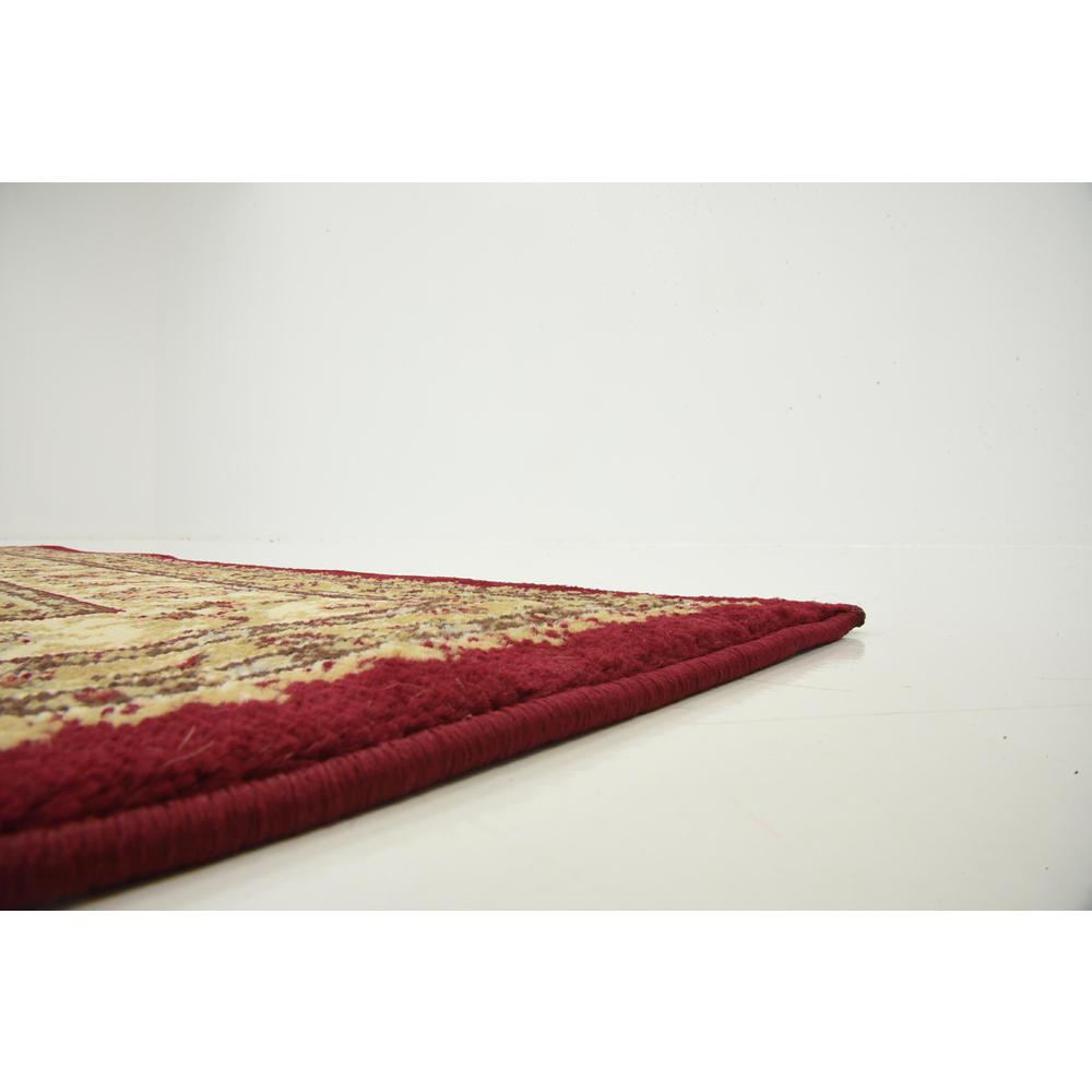 St. Louis Voyage Rug, Red (4' 0 x 4' 0). Picture 6