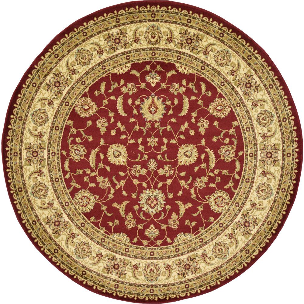 St. Louis Voyage Rug, Red (8' 0 x 8' 0). Picture 1