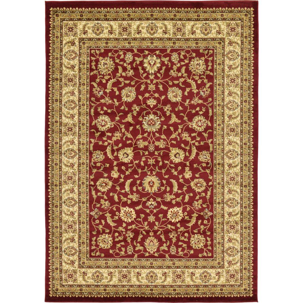 St. Louis Voyage Rug, Red (7' 0 x 10' 0). The main picture.