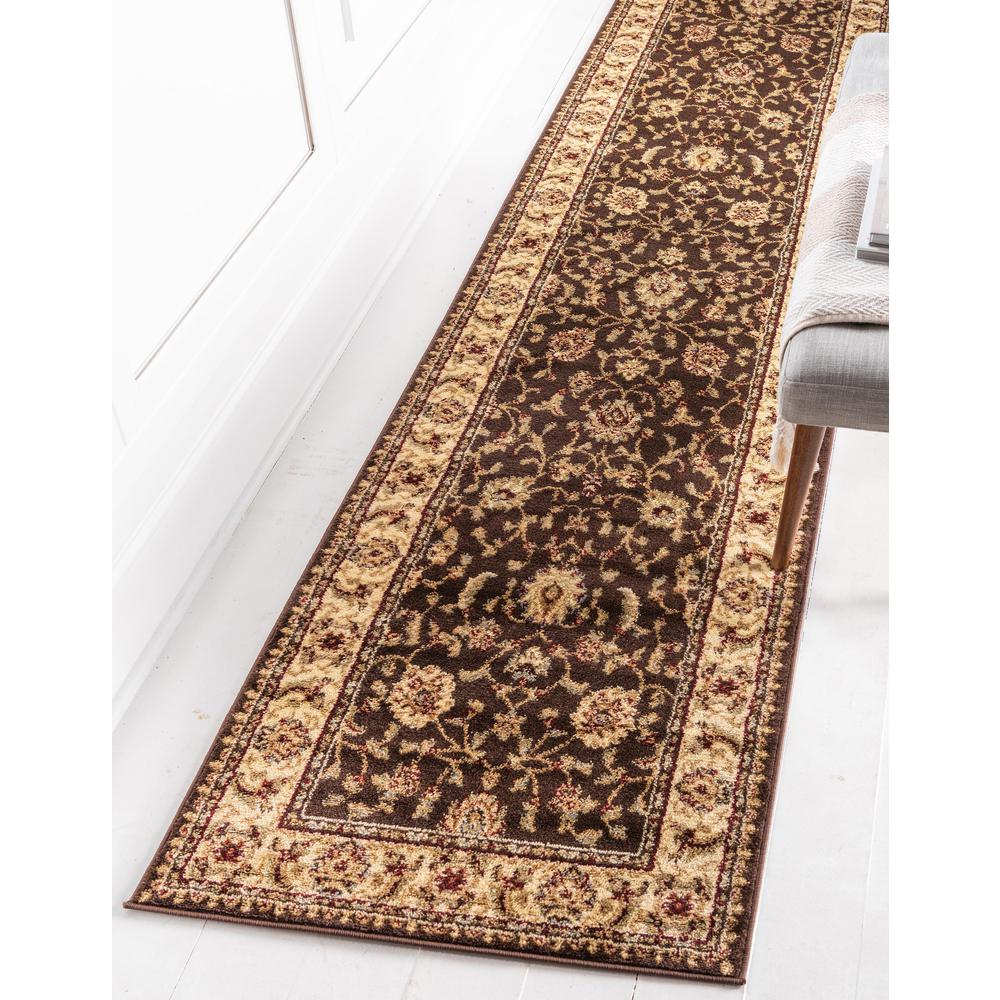 St. Louis Voyage Rug, Brown (2' 7 x 10' 0). Picture 2