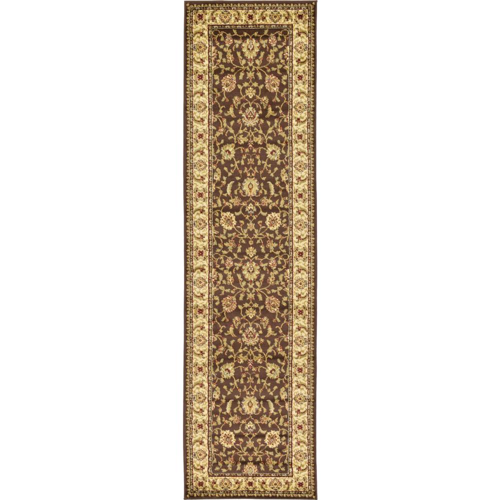 St. Louis Voyage Rug, Brown (2' 7 x 10' 0). Picture 1