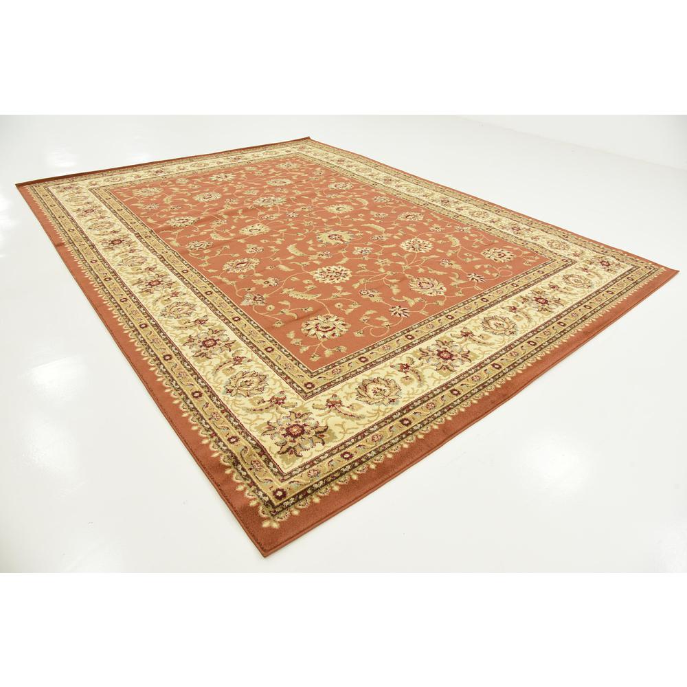 St. Louis Voyage Rug, Terracotta (9' 0 x 12' 0). Picture 3