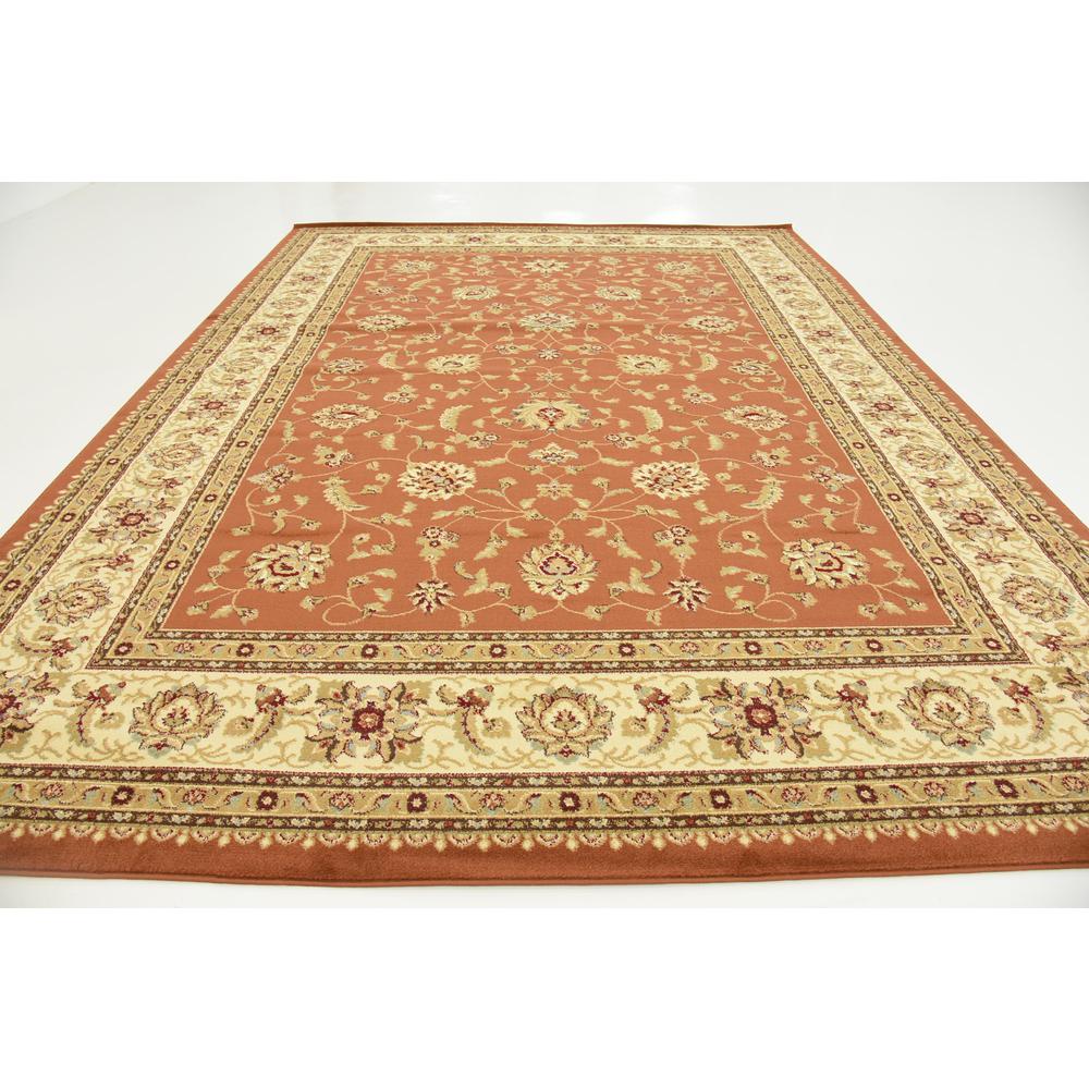 St. Louis Voyage Rug, Terracotta (9' 0 x 12' 0). Picture 4