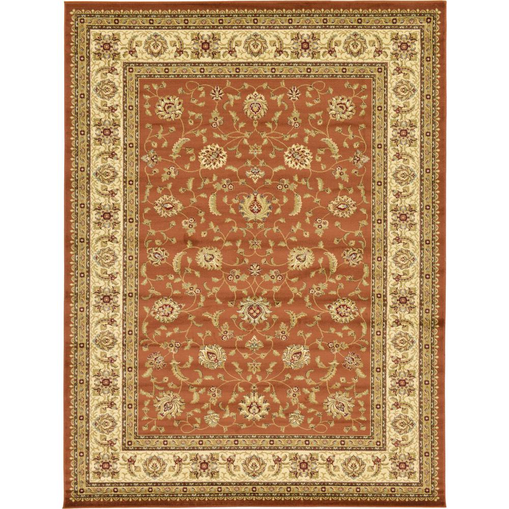 St. Louis Voyage Rug, Terracotta (9' 0 x 12' 0). Picture 1