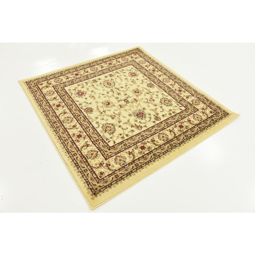St. Louis Voyage Rug, Ivory (4' 0 x 4' 0). Picture 6