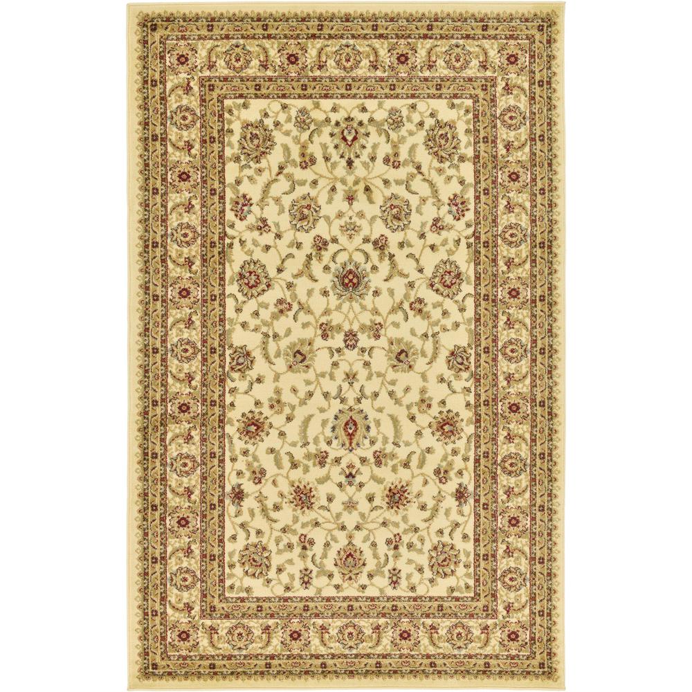St. Louis Voyage Rug, Ivory (5' 0 x 8' 0). Picture 1