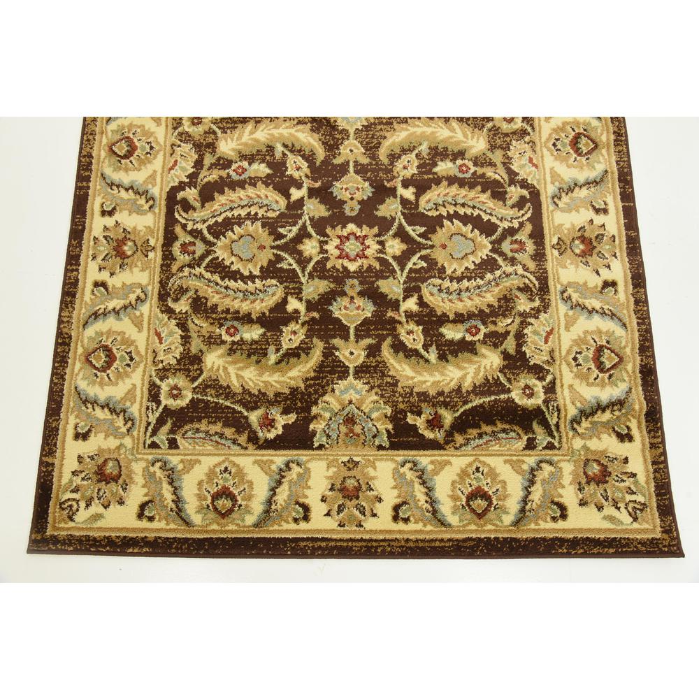 Hickory Voyage Rug, Brown (4' 0 x 4' 0). Picture 4