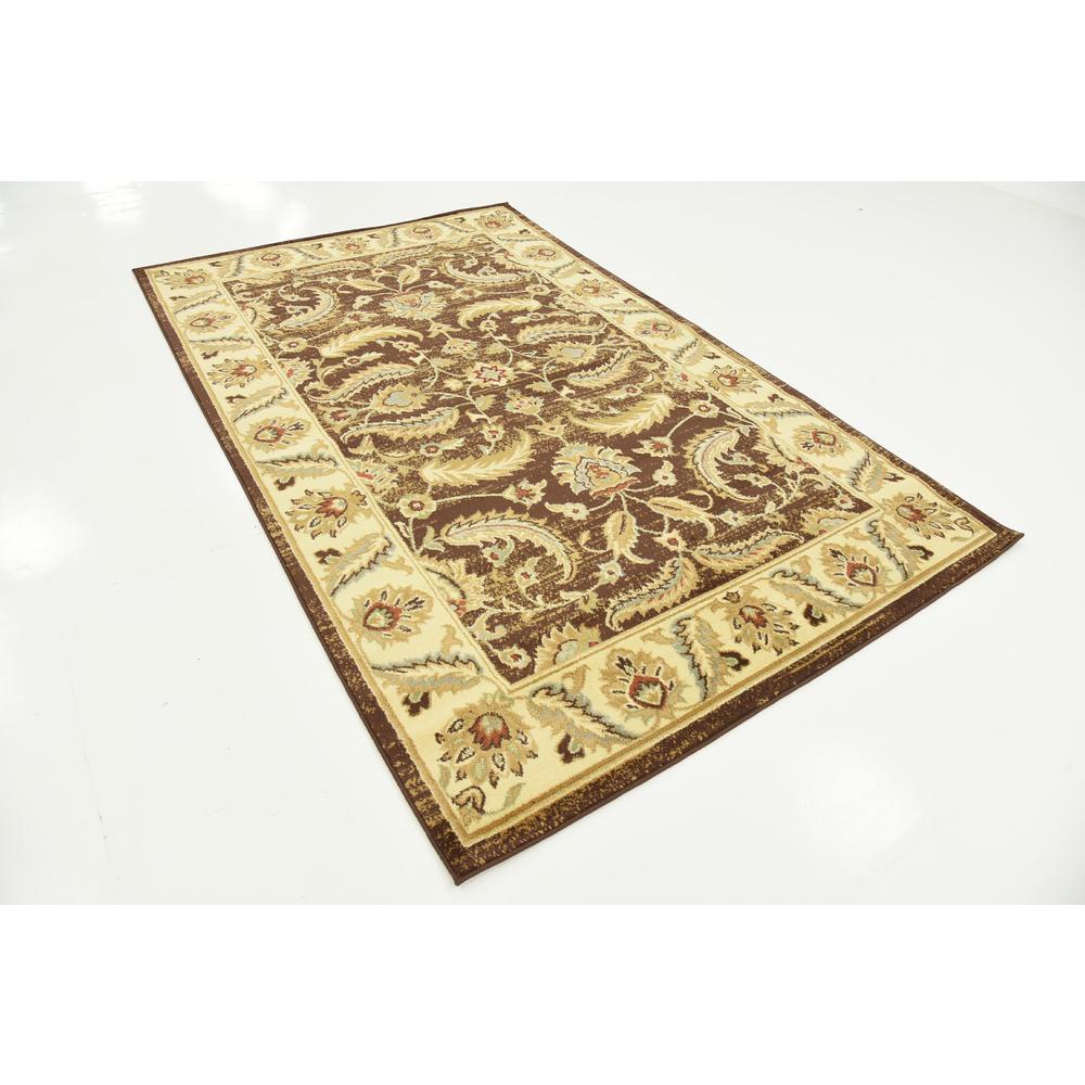 Hickory Voyage Rug, Brown (5' 0 x 8' 0). Picture 3
