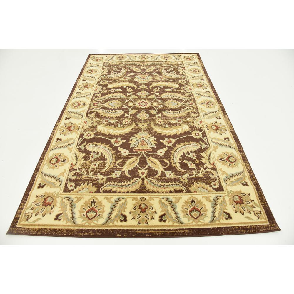 Hickory Voyage Rug, Brown (5' 0 x 8' 0). Picture 4