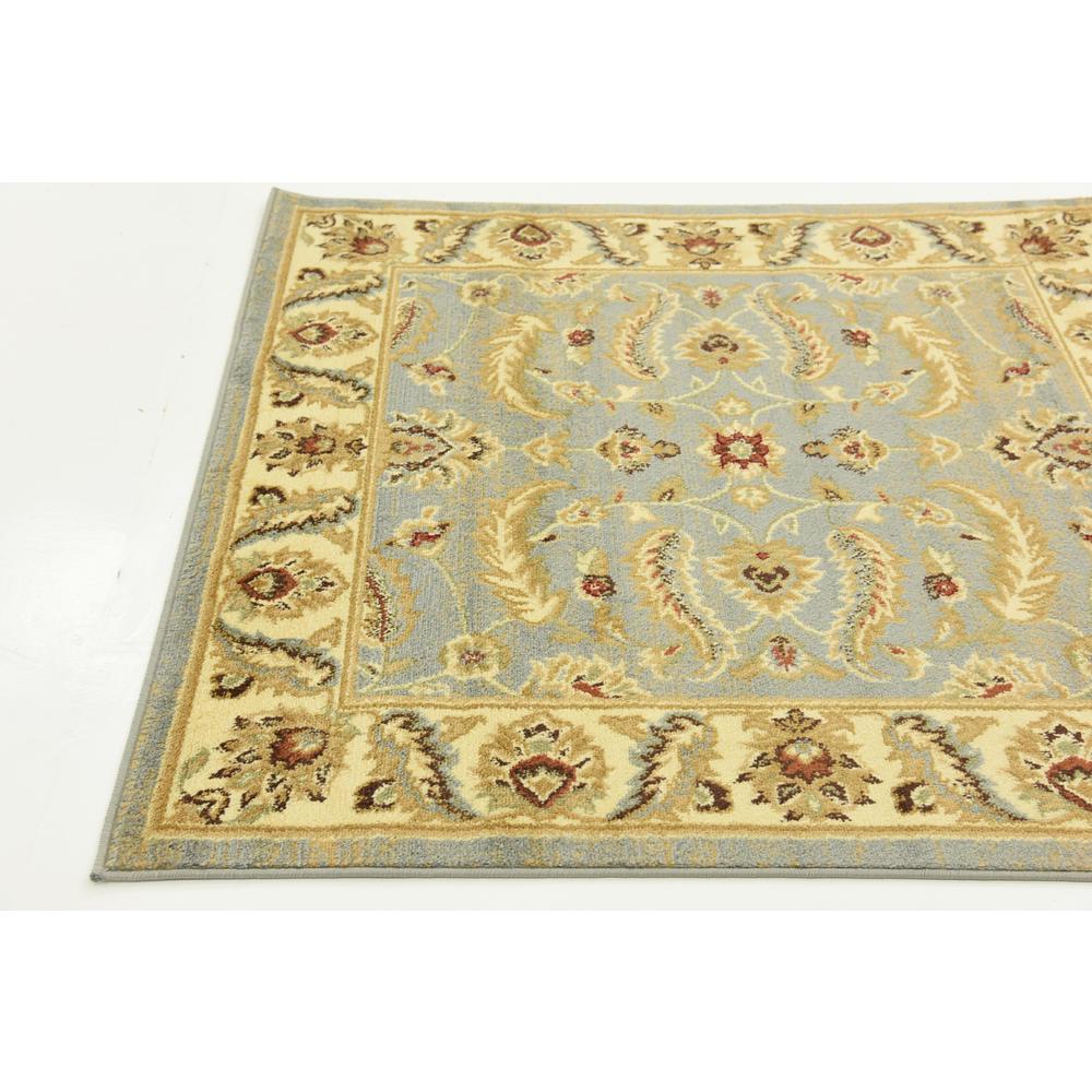 Hickory Voyage Rug, Light Blue (4' 0 x 4' 0). Picture 5