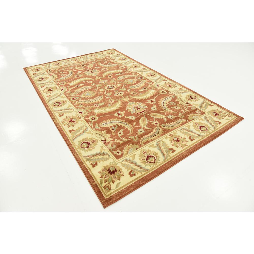 Hickory Voyage Rug, Terracotta (5' 0 x 8' 0). Picture 3