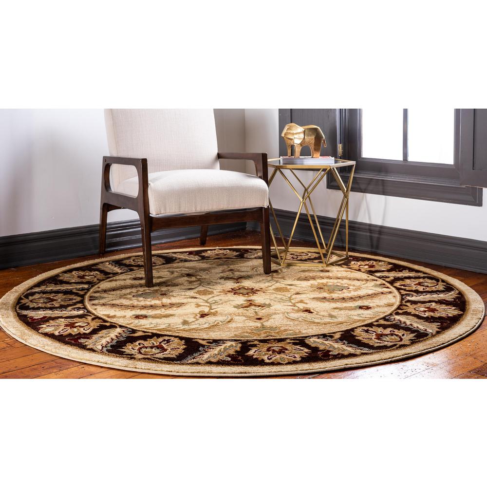 Hickory Voyage Rug, Ivory (6' 0 x 6' 0). Picture 3