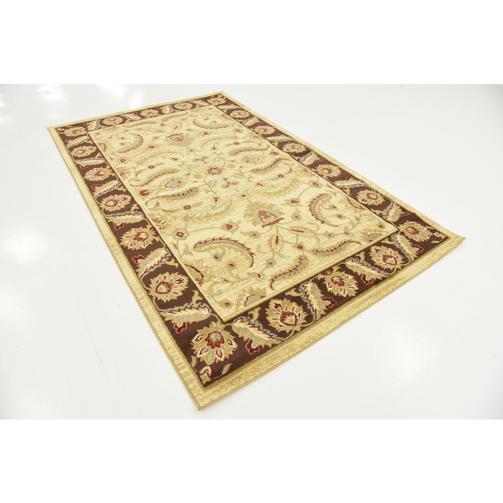 Hickory Voyage Rug, Ivory (5' 0 x 8' 0). Picture 3