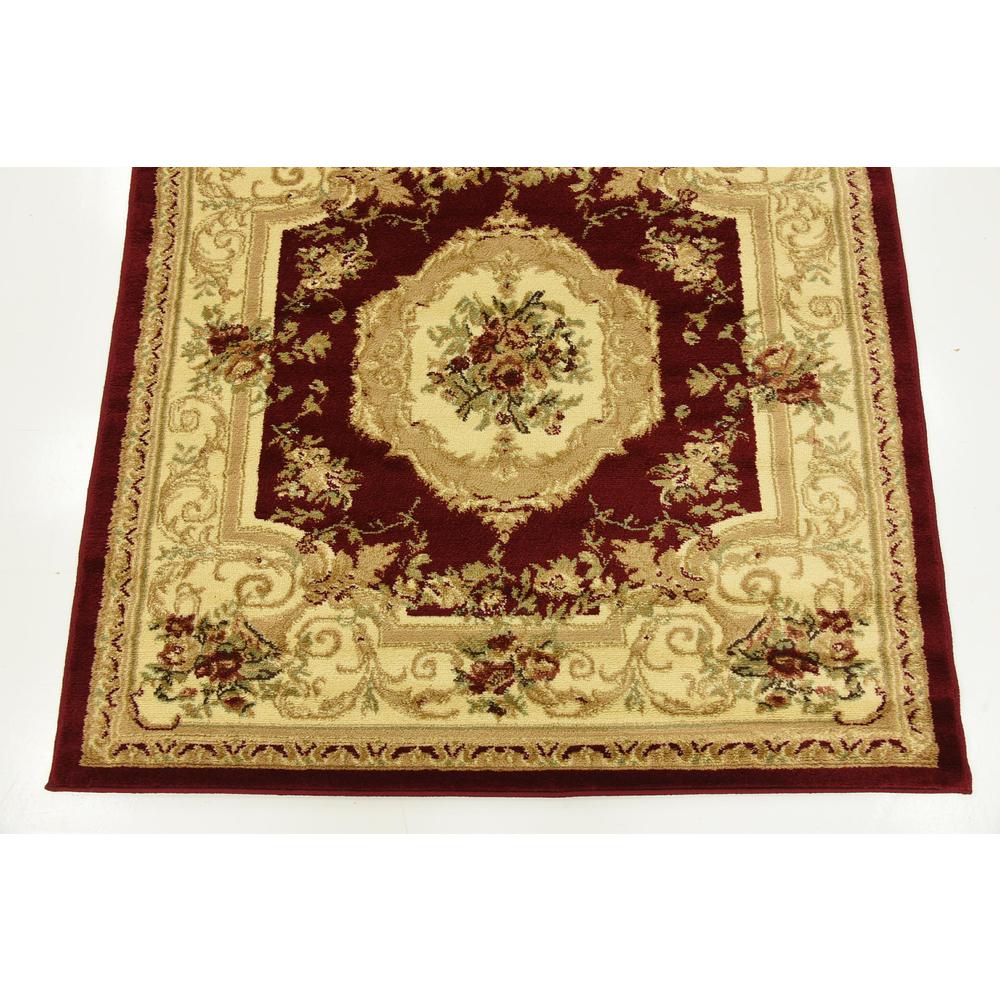 Henry Versailles Rug, Burgundy (4' 0 x 4' 0). Picture 4