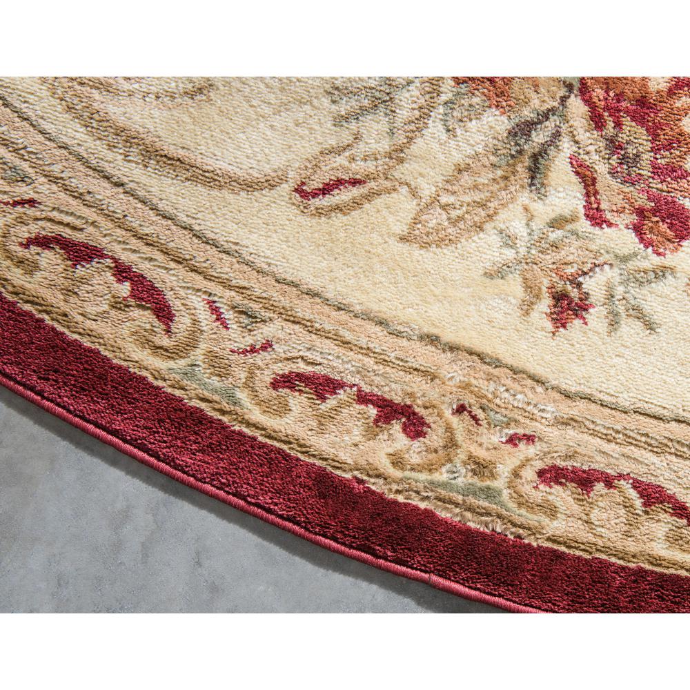 Henry Versailles Rug, Burgundy (6' 0 x 6' 0). Picture 5