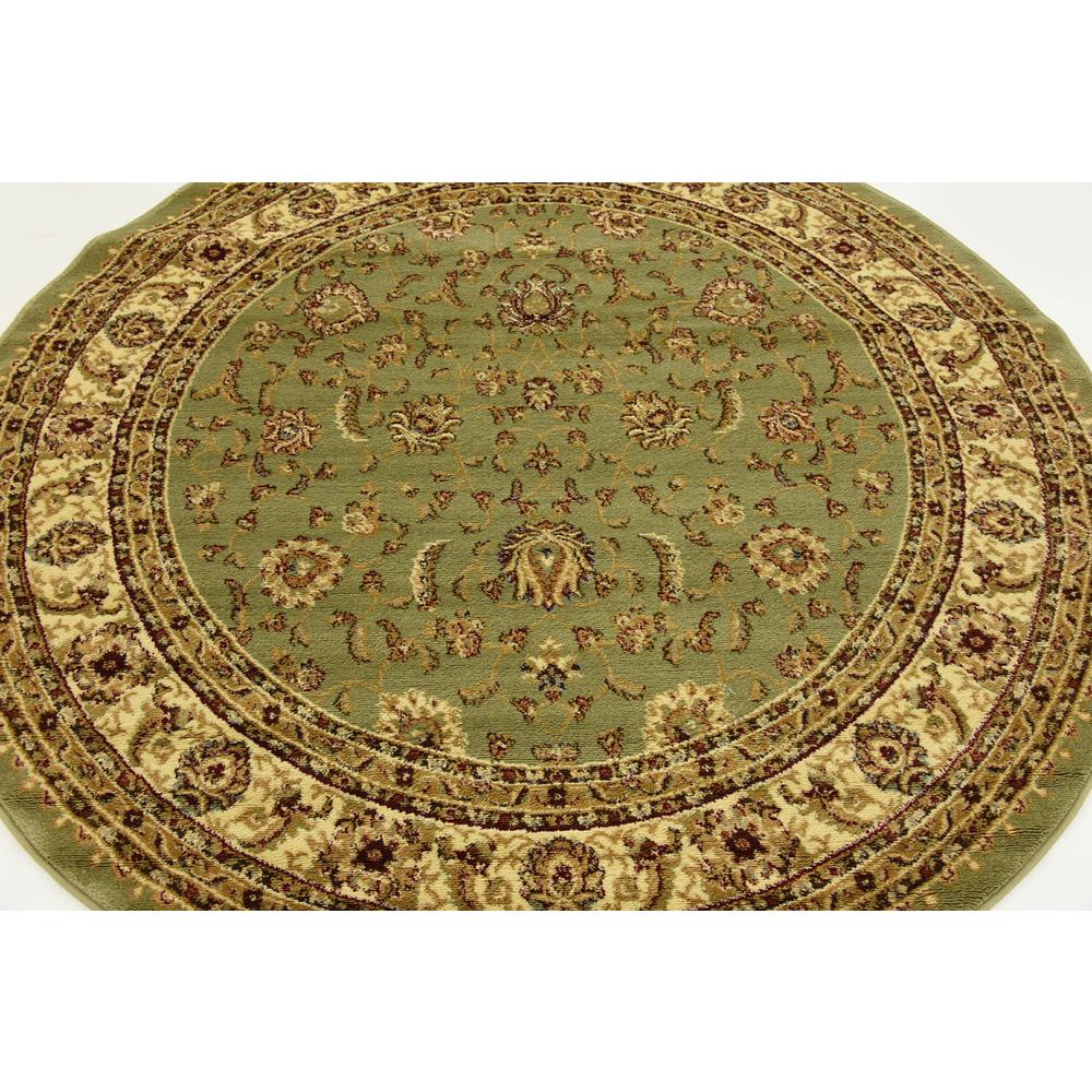 St. Louis Voyage Rug, Green (6' 0 x 6' 0). Picture 4