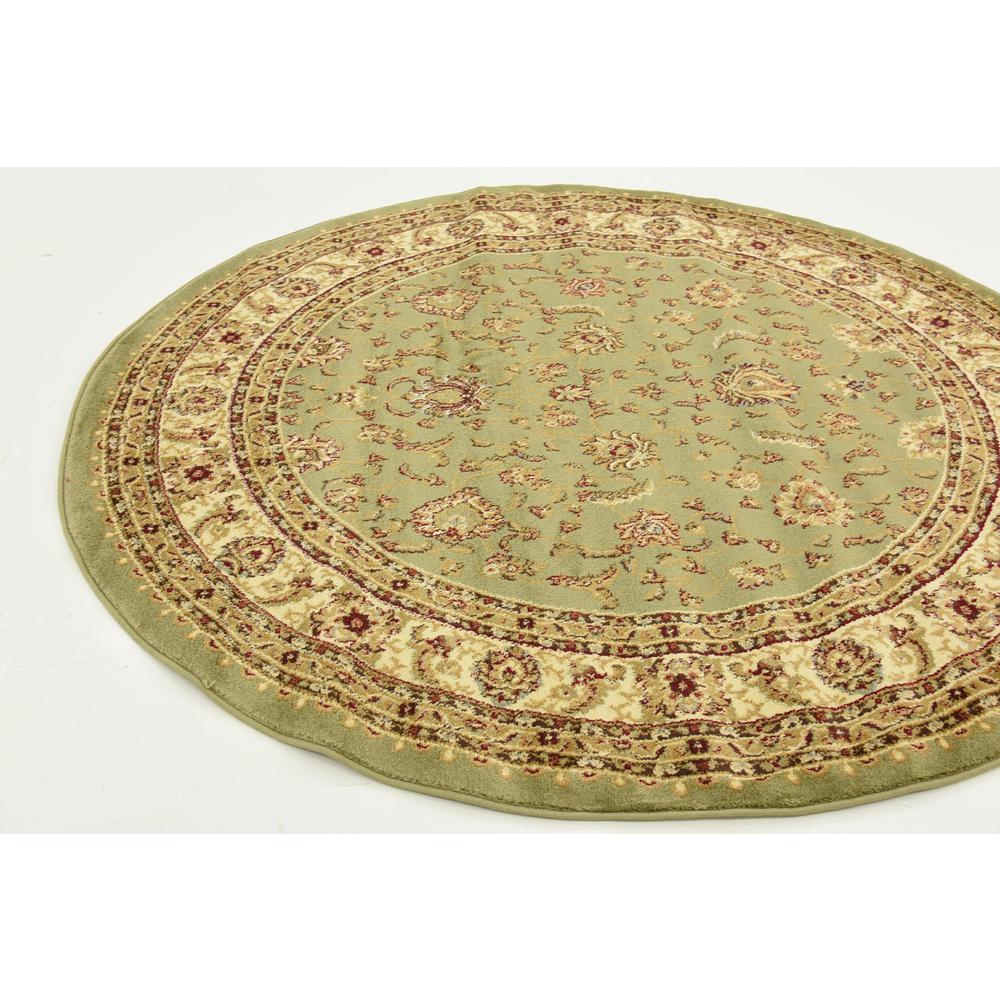 St. Louis Voyage Rug, Green (6' 0 x 6' 0). Picture 6