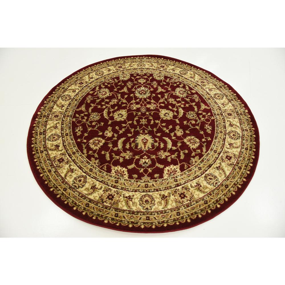 St. Louis Voyage Rug, Red (6' 0 x 6' 0). Picture 3