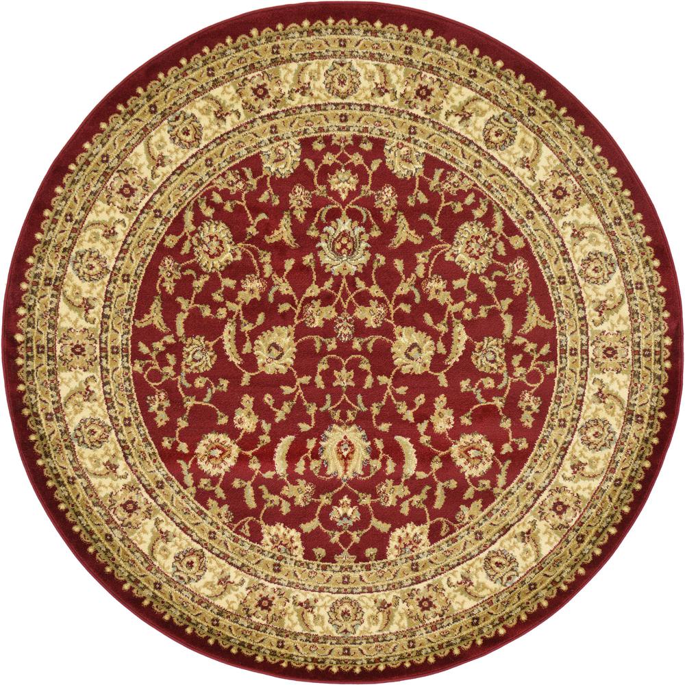St. Louis Voyage Rug, Red (6' 0 x 6' 0). Picture 1