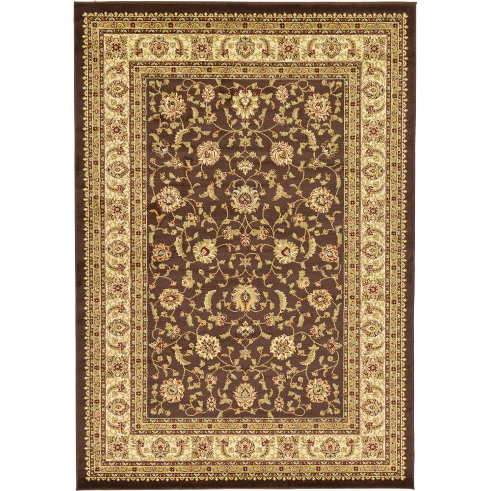 St. Louis Voyage Rug, Brown (7' 0 x 10' 0). Picture 1