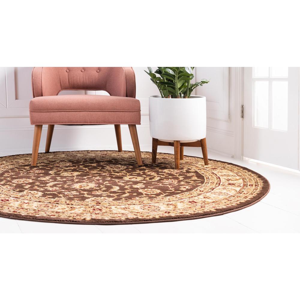 St. Louis Voyage Rug, Brown (8' 0 x 8' 0). Picture 4