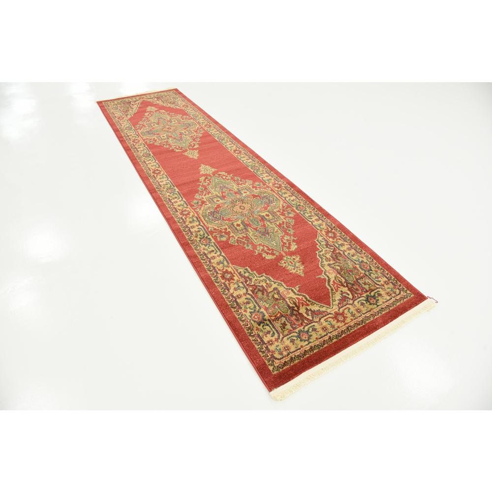 Arsaces Sahand Rug, Red (2' 7 x 10' 0). Picture 6
