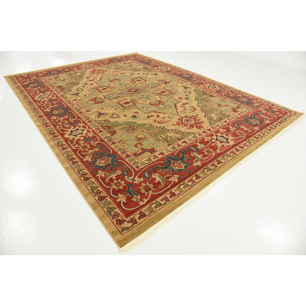 Arsaces Sahand Rug, Tan (9' 0 x 12' 0). Picture 3