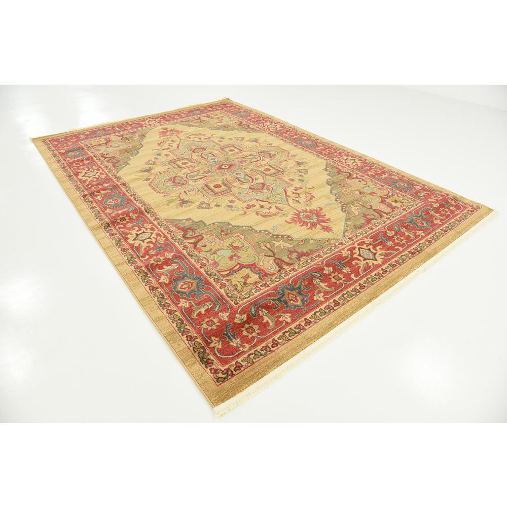 Arsaces Sahand Rug, Tan (7' 0 x 10' 0). Picture 3