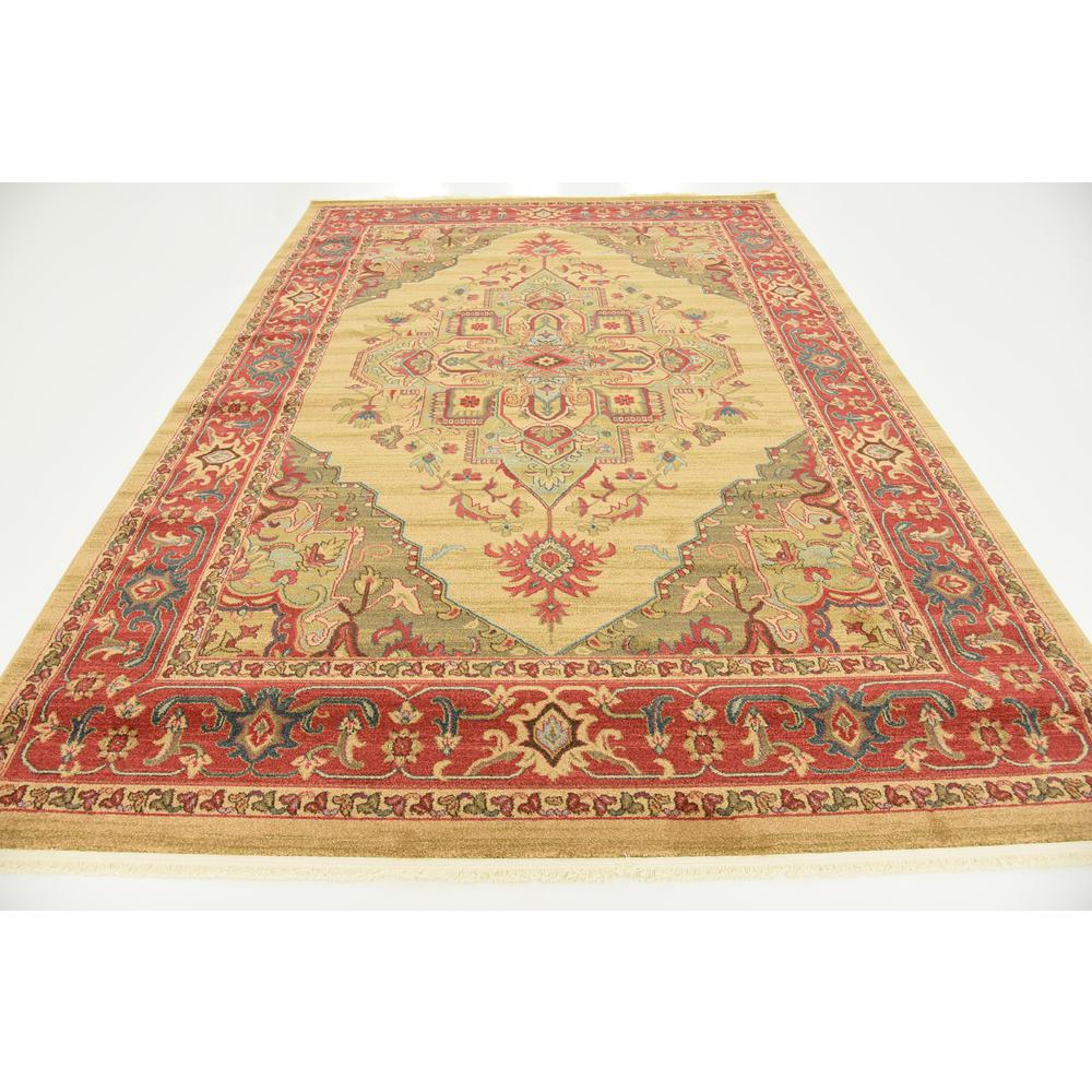 Arsaces Sahand Rug, Tan (7' 0 x 10' 0). Picture 4