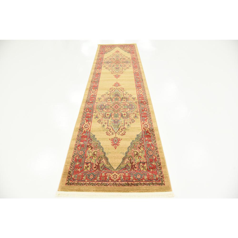 Arsaces Sahand Rug, Tan (2' 7 x 10' 0). Picture 4