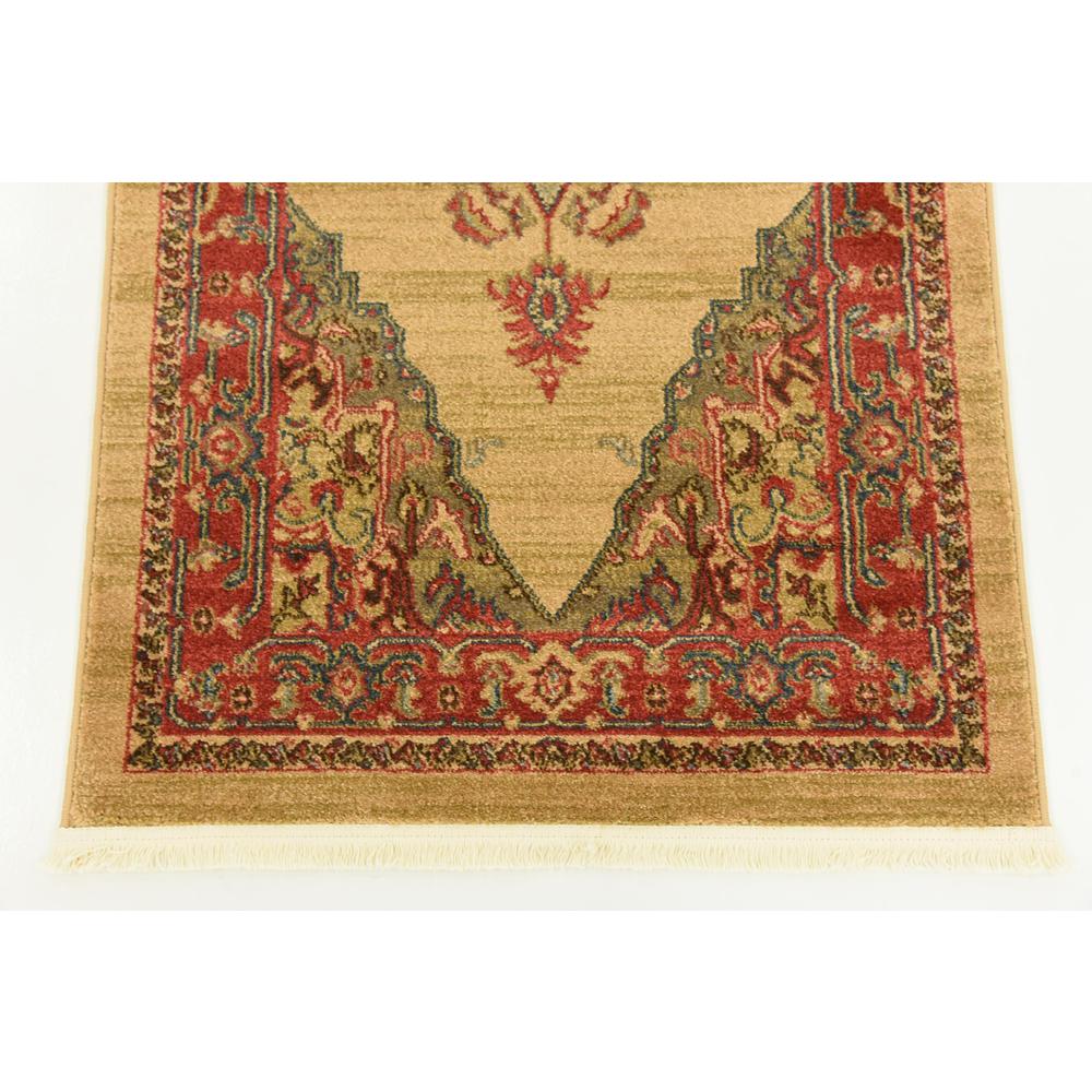 Arsaces Sahand Rug, Tan (2' 7 x 10' 0). Picture 6