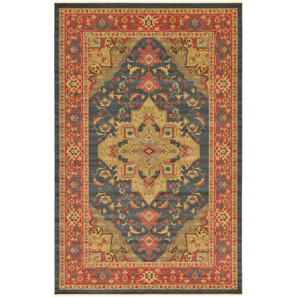 Arsaces Sahand Rug, Dark Blue (10' 6 x 16' 5). Picture 1