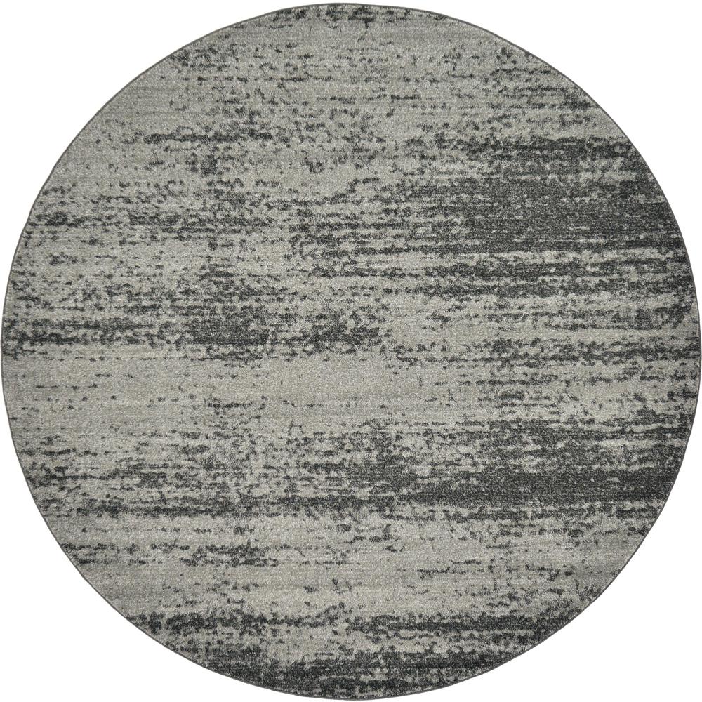 Lucille Del Mar Rug, Dark Gray (8' 0 x 8' 0). Picture 1