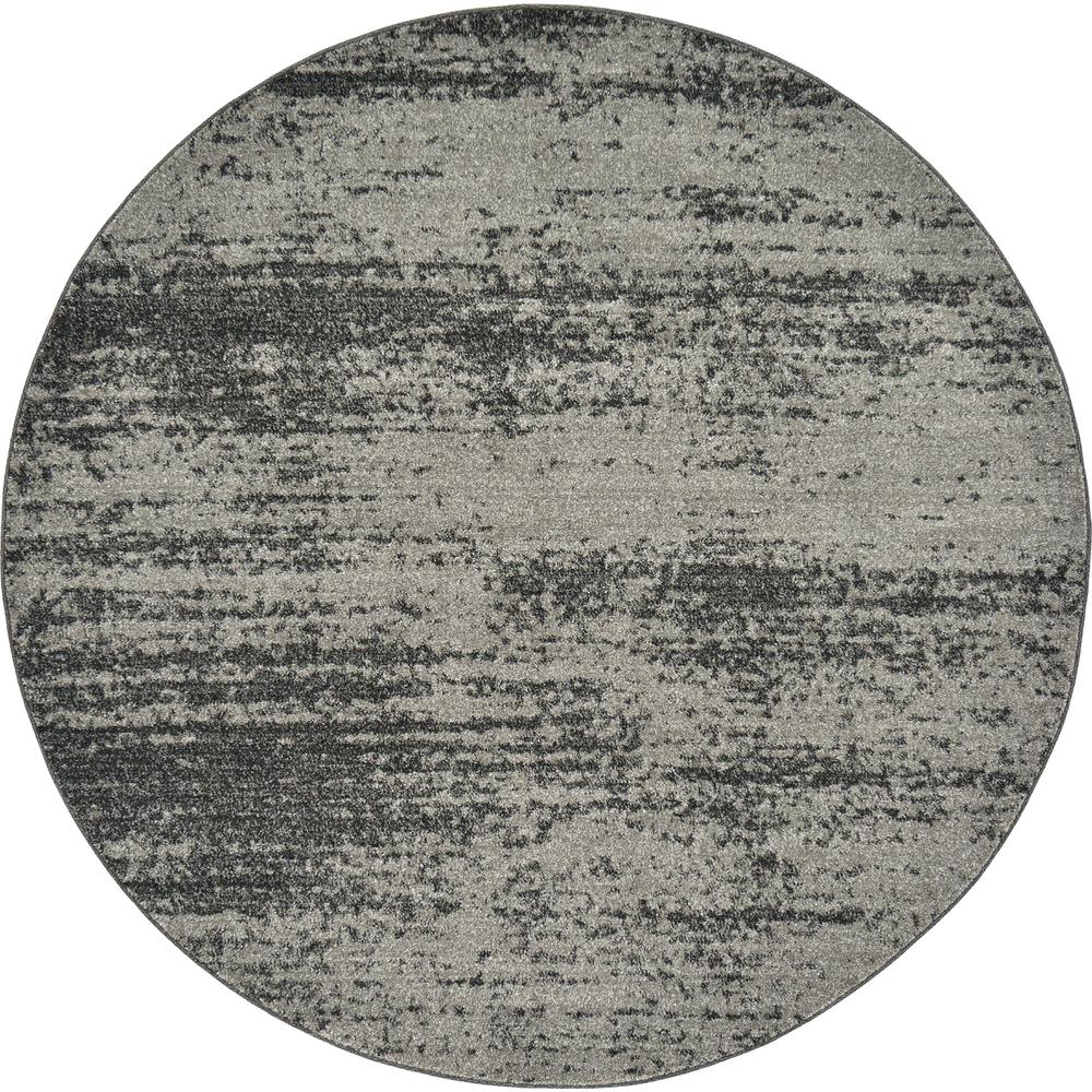 Lucille Del Mar Rug, Dark Gray (6' 0 x 6' 0). Picture 1