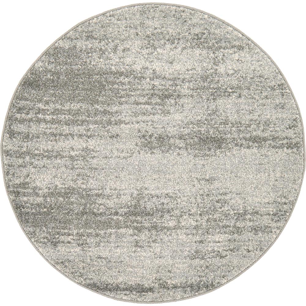 Lucille Del Mar Rug, Gray (3' 3 x 3' 3). Picture 1