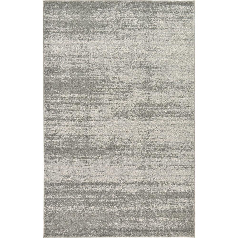 Lucille Del Mar Rug, Gray (5' 0 x 8' 0). Picture 1