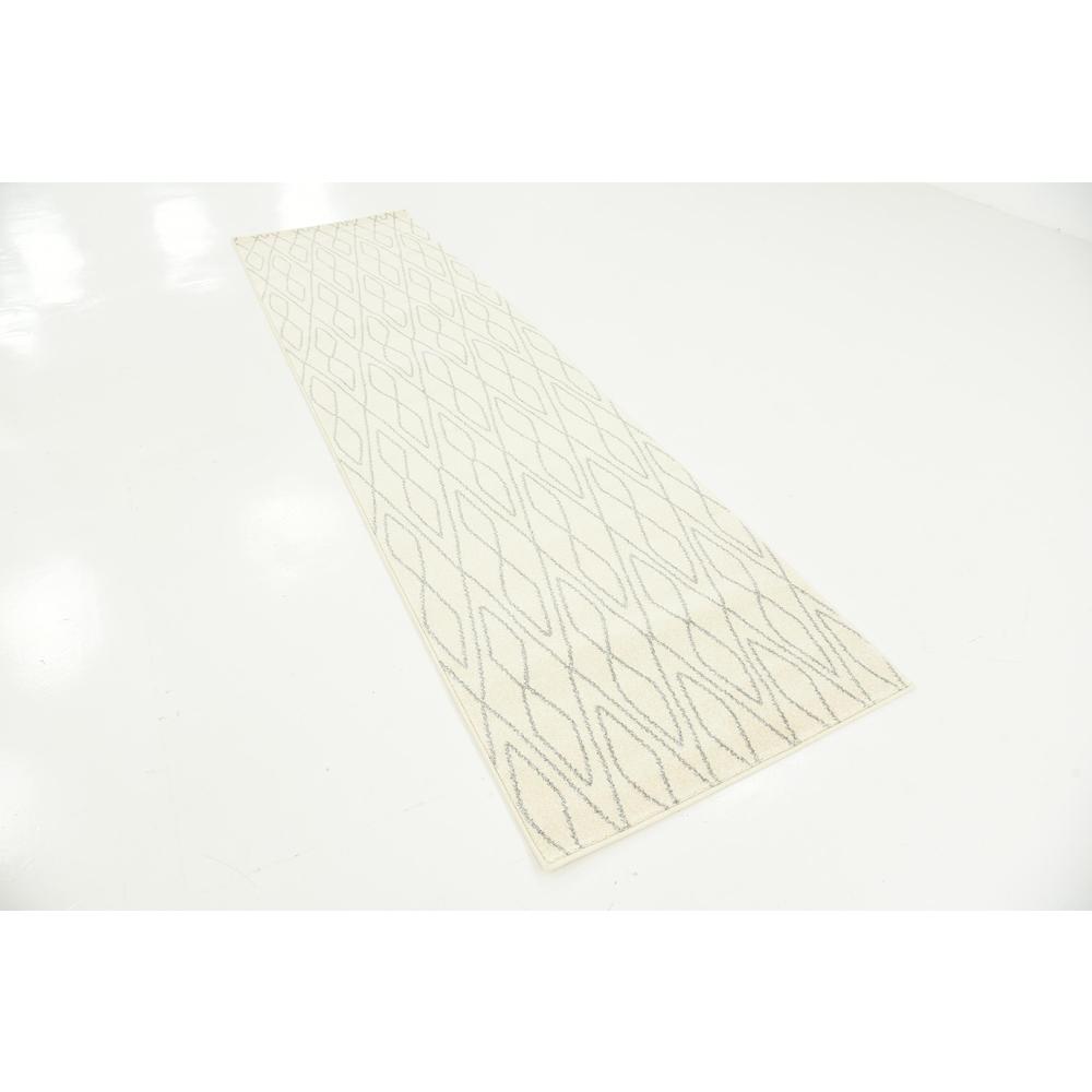 Geometric Fez Rug, Ivory (2' 7 x 10' 0). Picture 3