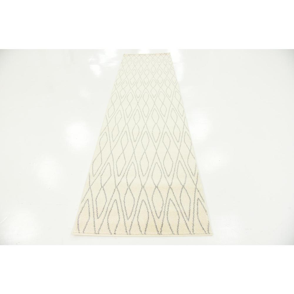 Geometric Fez Rug, Ivory (2' 7 x 10' 0). Picture 4