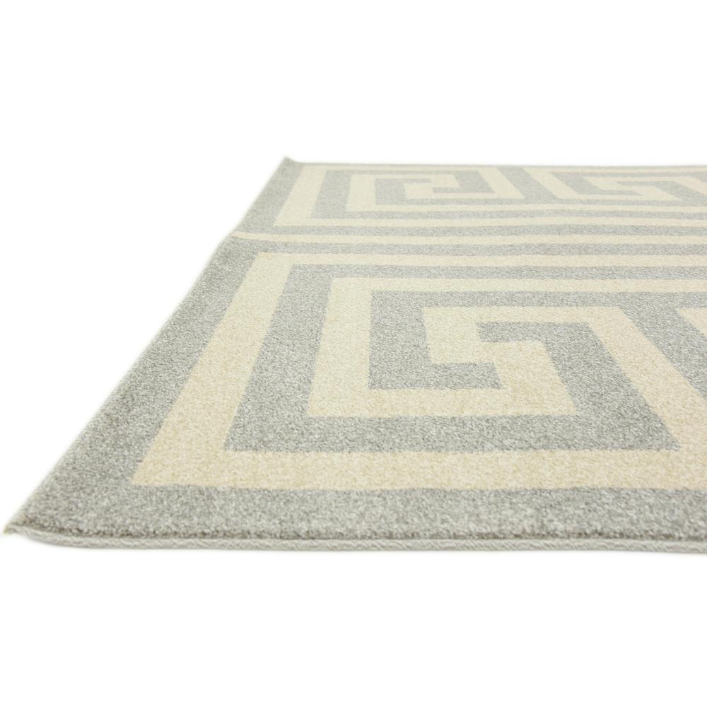 Greek Key Athens Rug, Gray (7' 0 x 10' 0). Picture 6
