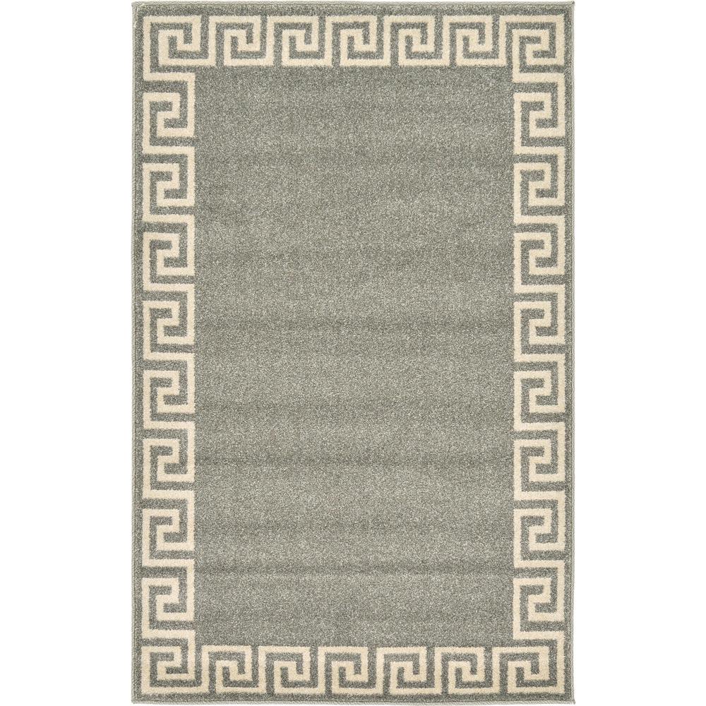 Modern Athens Rug, Gray (3' 3 x 5' 3). Picture 1