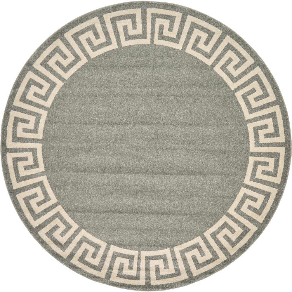 Modern Athens Rug, Gray (8' 0 x 8' 0). Picture 1