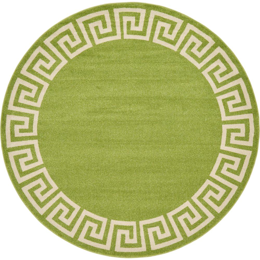 Modern Athens Rug, Light Green (8' 0 x 8' 0). Picture 1