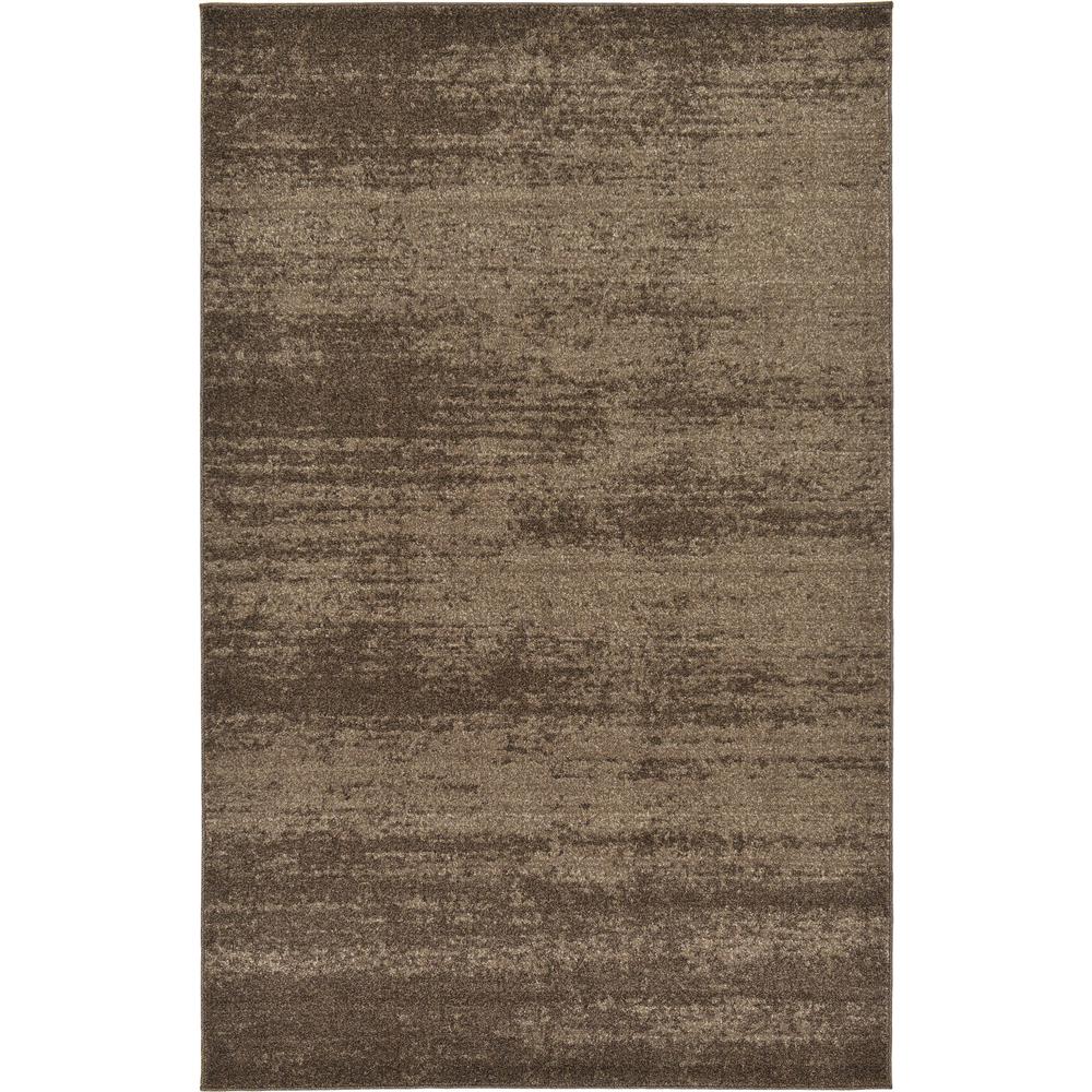Lucille Del Mar Rug, Brown (5' 0 x 8' 0). Picture 1