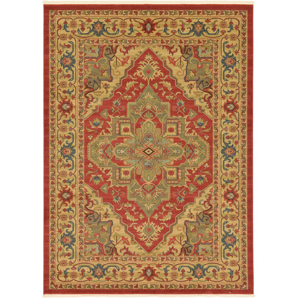 Arsaces Sahand Rug, Red (8' 2 x 11' 0). Picture 1